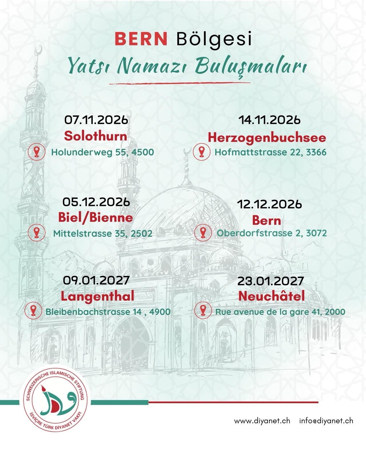 Yatsı Namazı Buluşmaları 2026/2027