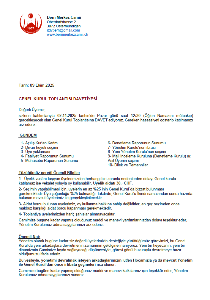 Genel Kurul 2025 - TR Genel Kurul 2025 - TR